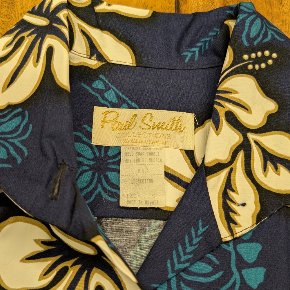 Paul Smith Vintage Hawaiian Shirt (S) - Picture 4 of 6